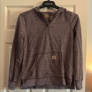 Carhartt Women's Purple Hoodie Top